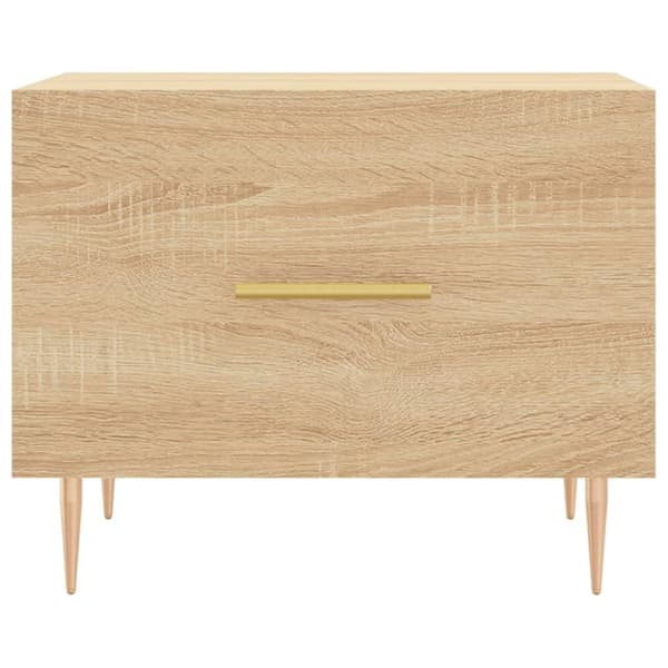 vidaXL sofabord 50x50x40 cm konstrueret træ sonoma egetræsfarve