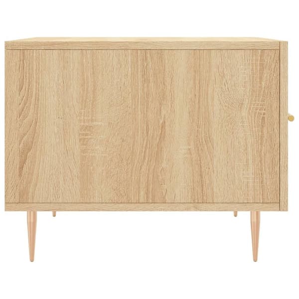 vidaXL sofabord 50x50x40 cm konstrueret træ sonoma egetræsfarve
