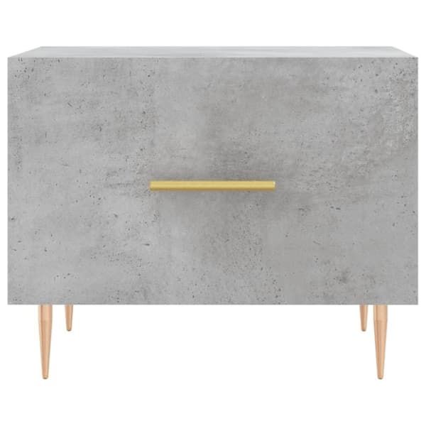 vidaXL sofabord 50x50x40 cm konstrueret træ betongrå