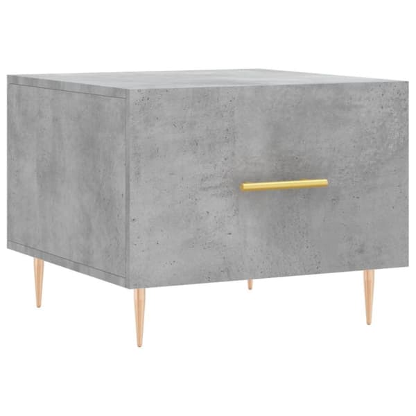 vidaXL sofabord 50x50x40 cm konstrueret træ betongrå