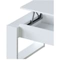Miniatyrbillede 6 af 6: Lyftbart soffbord - Vit melamin - L 105 x D 55 x H 45 cm NOVA