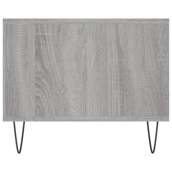 vidaXL Sohvapöytä harmaa Sonoma 102x50x40 cm tekninen puu