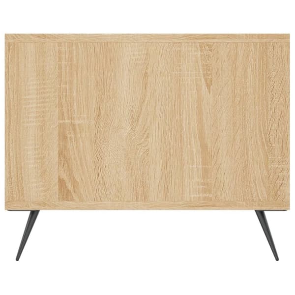 vidaXL Soffbord sonoma-ek 102x50x40 cm konstruerat trä