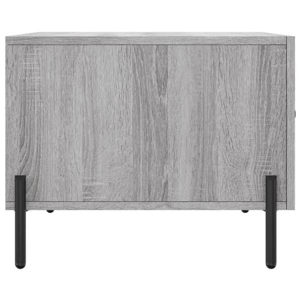 vidaXL sofabord 50x50x40 cm konstrueret træ grå sonoma-eg