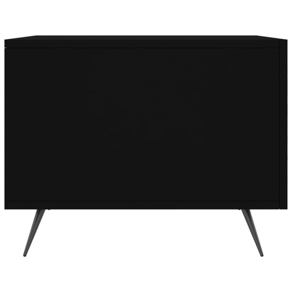 vidaXL sofabord 50x50x40 cm konstrueret træ sort