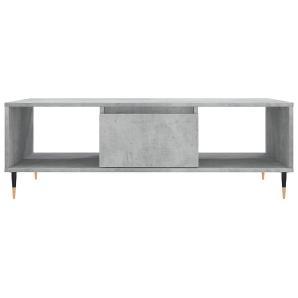 vidaXL Salongbord betonggrå 104x60x35 cm konstruert tre