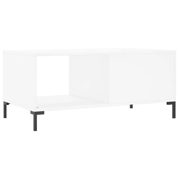vidaXL Soffbord vit 90x50x40 cm konstruerat trä