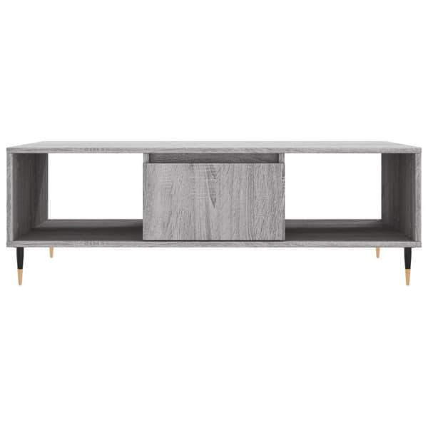 vidaXL sofabord 104x60x35 cm konstrueret træ grå sonoma-eg