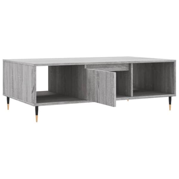 vidaXL sofabord 104x60x35 cm konstrueret træ grå sonoma-eg