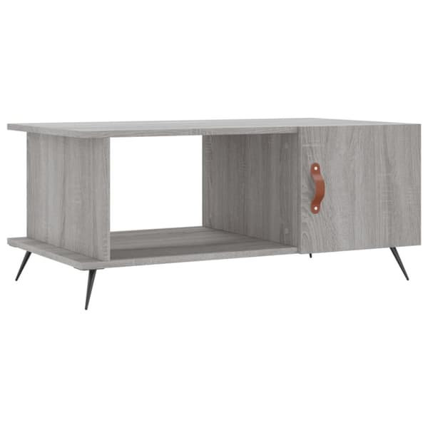 vidaXL sofabord 90x50x40 cm konstrueret træ grå sonoma-eg