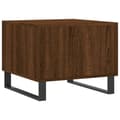Miniatyrbillede 8 af 11: vidaXL sofabord 50x50x40 cm konstrueret træ brun egetræsfarve