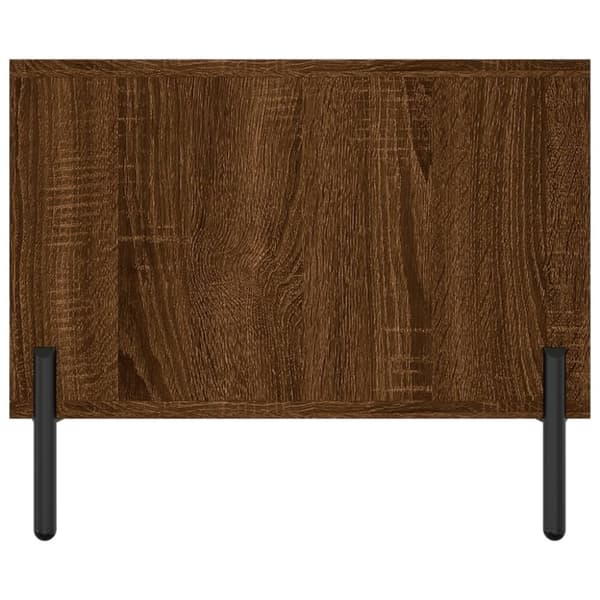 vidaXL Soffbord brun ek 102x50x40 cm konstruerat trä