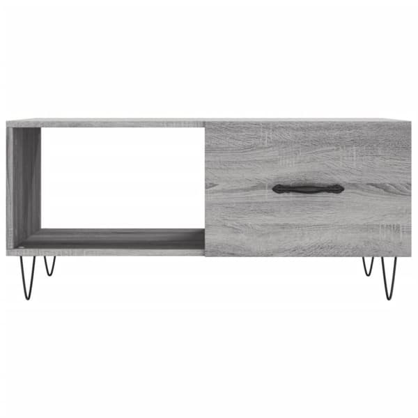 vidaXL Salongbord grå sonoma 90x50x40 cm konstruert tre