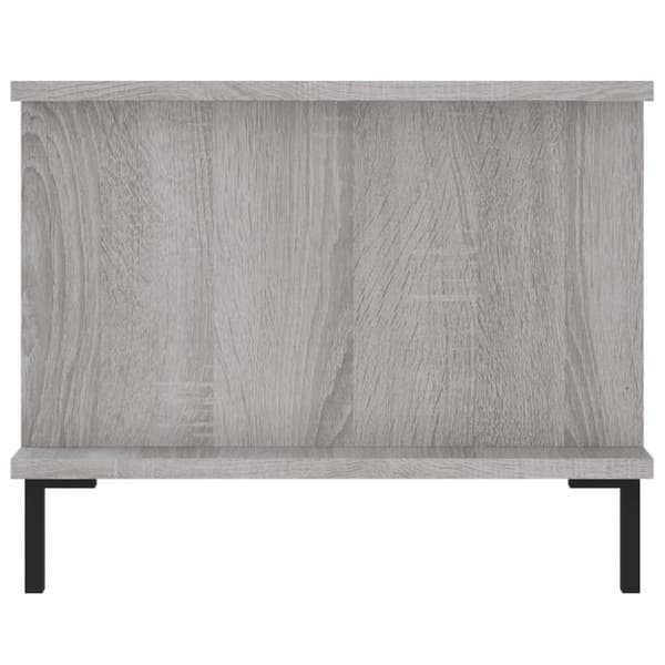 vidaXL sofabord 90x50x40 cm konstrueret træ grå sonoma-eg