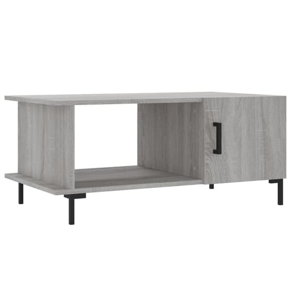 vidaXL sofabord 90x50x40 cm konstrueret træ grå sonoma-eg