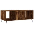 Miniatyrbillede 8 af 11: vidaXL sofabord 102x50x40 cm konstrueret træ røget egetræsfarve