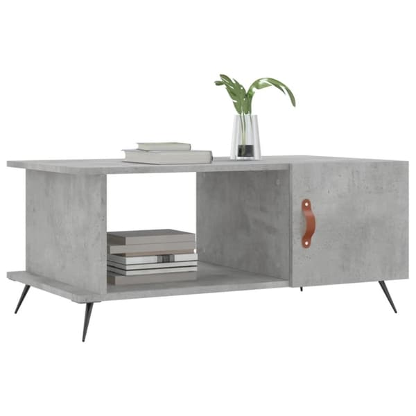 vidaXL sofabord 90x50x40 cm konstrueret træ betongrå