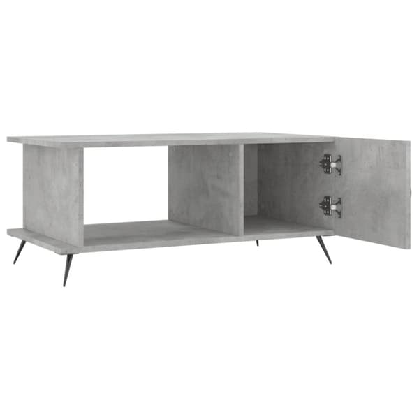 vidaXL sofabord 90x50x40 cm konstrueret træ betongrå