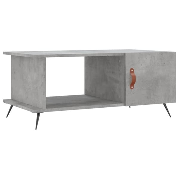 vidaXL Salongbord betonggrå 90x50x40 cm konstruert tre