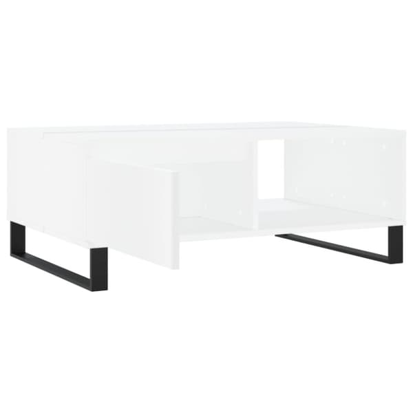 vidaXL Soffbord vit 90x60x35 cm konstruerat trä