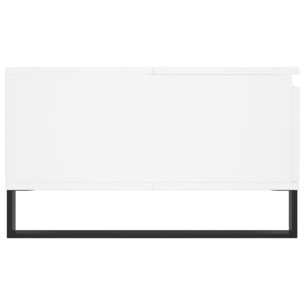 vidaXL Soffbord vit 90x60x35 cm konstruerat trä