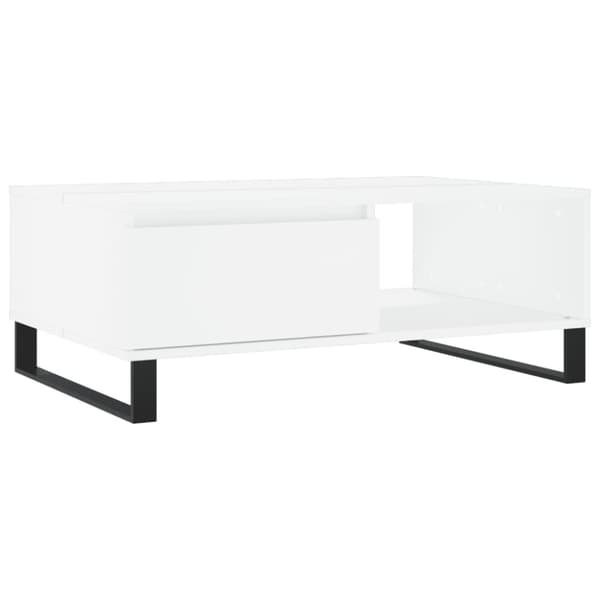 vidaXL Soffbord vit 90x60x35 cm konstruerat trä