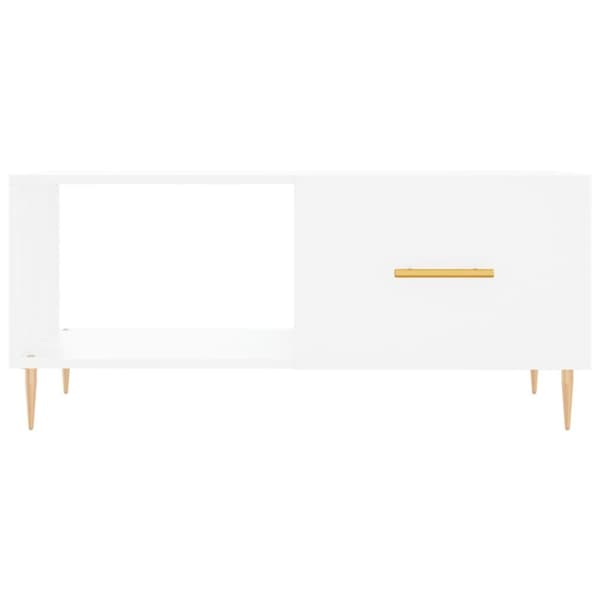 vidaXL Salongbord hvit 90x50x40 cm konstruert tre