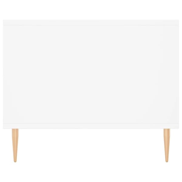 vidaXL Salongbord hvit 90x50x40 cm konstruert tre