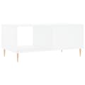 Miniatyrbilde 8 av 11: vidaXL Salongbord hvit 90x50x40 cm konstruert tre