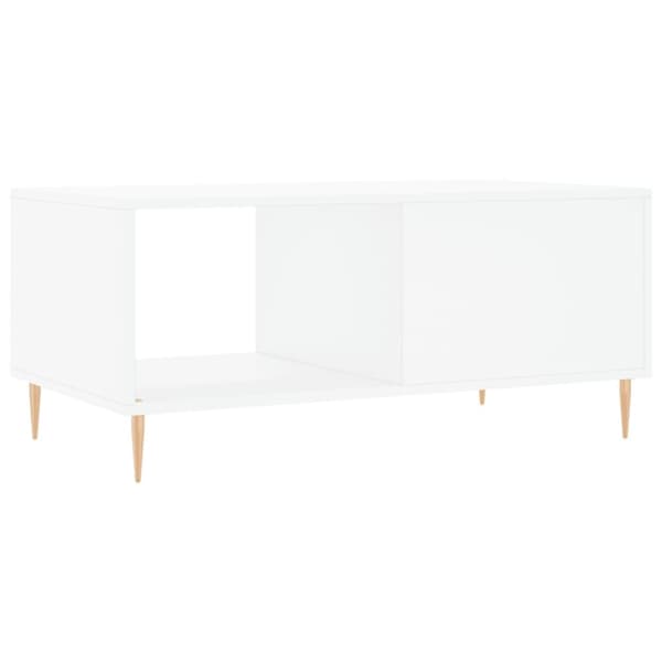 vidaXL Salongbord hvit 90x50x40 cm konstruert tre