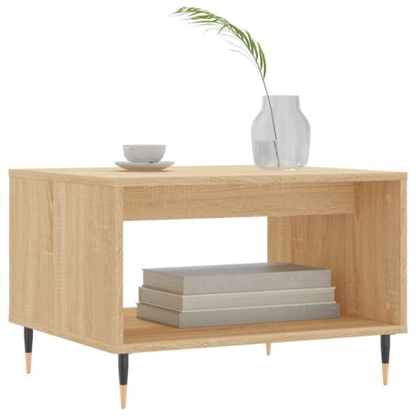 vidaXL sofabord 60x50x40 cm konstrueret træ sonoma-eg