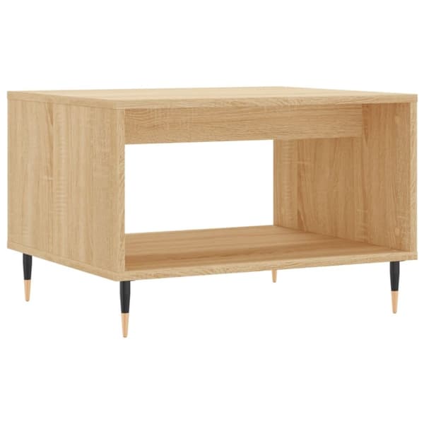 vidaXL sofabord 60x50x40 cm konstrueret træ sonoma-eg
