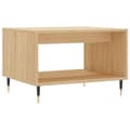 Miniatyrbillede 2 af 9: vidaXL sofabord 60x50x40 cm konstrueret træ sonoma-eg