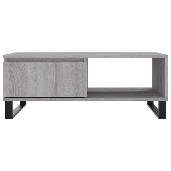 vidaXL sofabord 90x60x35 cm konstrueret træ grå sonoma-eg