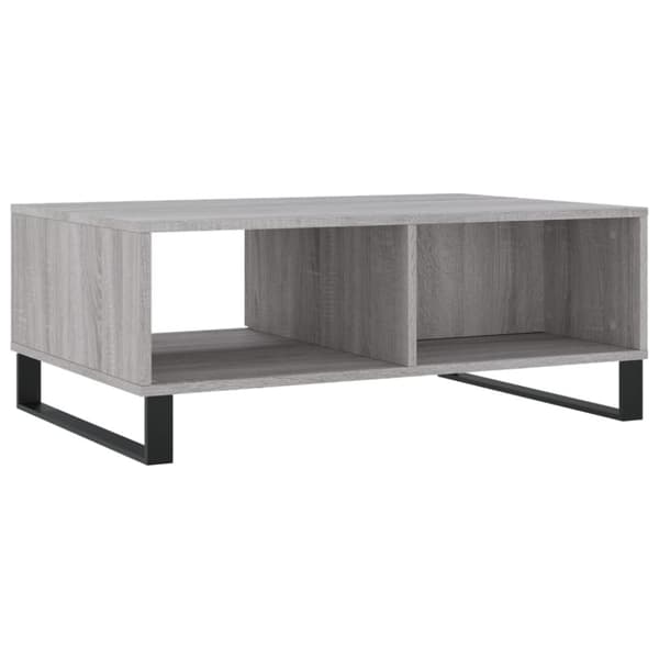 vidaXL sofabord 90x60x35 cm konstrueret træ grå sonoma-eg