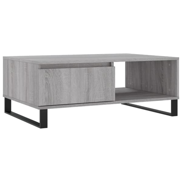 vidaXL sofabord 90x60x35 cm konstrueret træ grå sonoma-eg