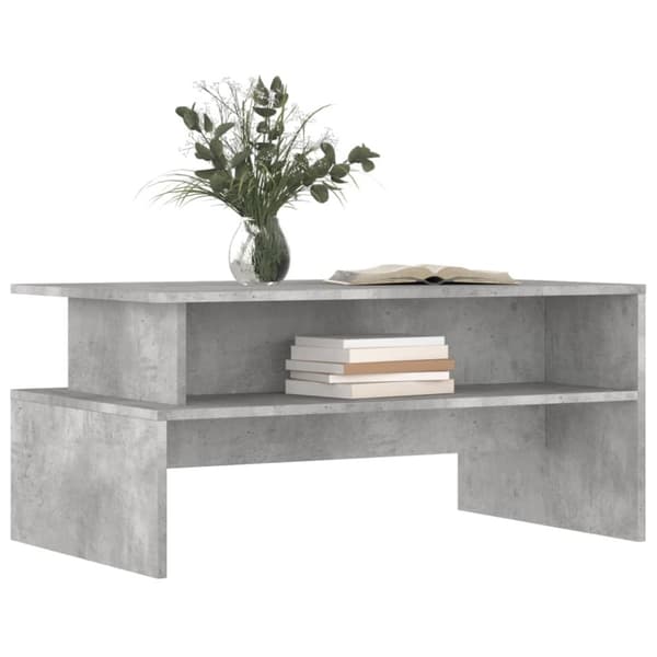 vidaXL sofabord 90x55x42,5 cm konstrueret træ betongrå