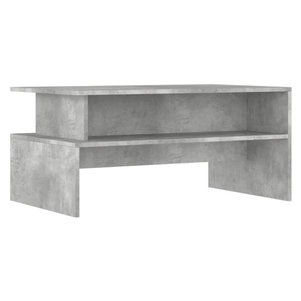 vidaXL sofabord 90x55x42,5 cm konstrueret træ betongrå