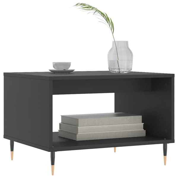 vidaXL sofabord 60x50x40 cm konstrueret træ sort