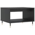 Miniatyrbillede 1 af 9: vidaXL sofabord 60x50x40 cm konstrueret træ sort