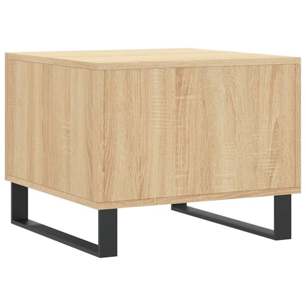 vidaXL Salongbord sonoma eik 50x50x40 cm konstruert tre