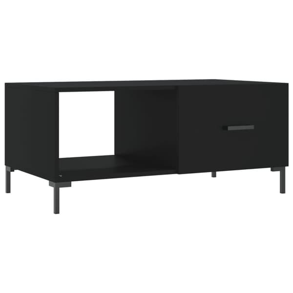vidaXL Salongbord svart 90x50x40 cm konstruert tre
