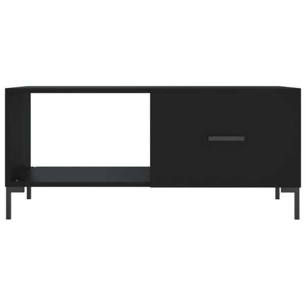vidaXL Sohvapöytä musta 90x50x40 cm tekninen puu