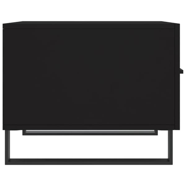 vidaXL Sohvapöytä musta 50x50x40 cm tekninen puu
