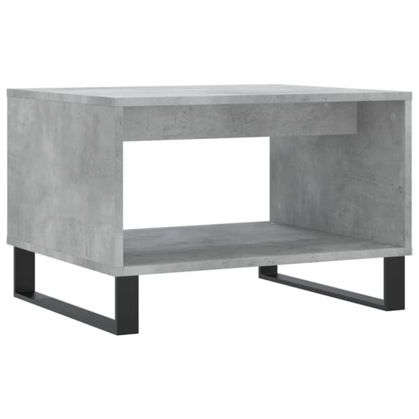 vidaXL Salongbord betonggrå 60x50x40 cm konstruert tre