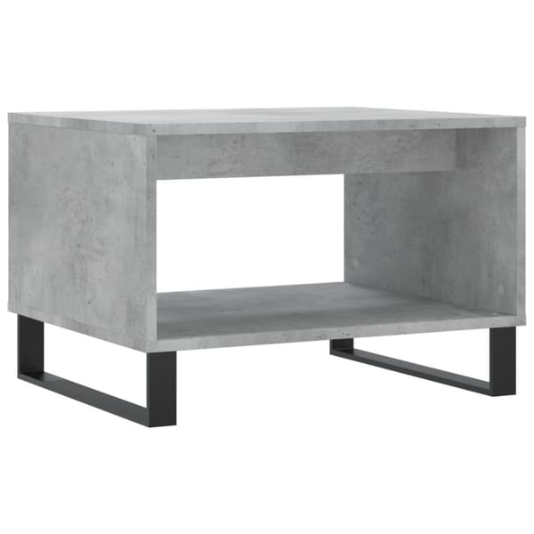 vidaXL Salongbord betonggrå 60x50x40 cm konstruert tre
