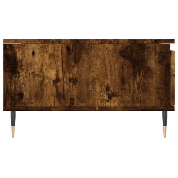 vidaXL Soffbord rökfärgad ek 90x60x35 cm konstruerat trä