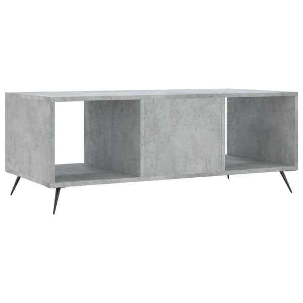 vidaXL Soffbord betonggrå 102x50x40 cm konstruerat trä