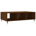 Miniatyrbillede 8 af 11: vidaXL sofabord 104x60x35 cm konstrueret træ brun egetræsfarve