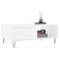 Miniatyrbillede 3 af 11: vidaXL sofabord 90x60x35 cm konstrueret træ hvid